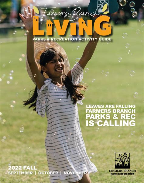 city of farmers branch living guide.